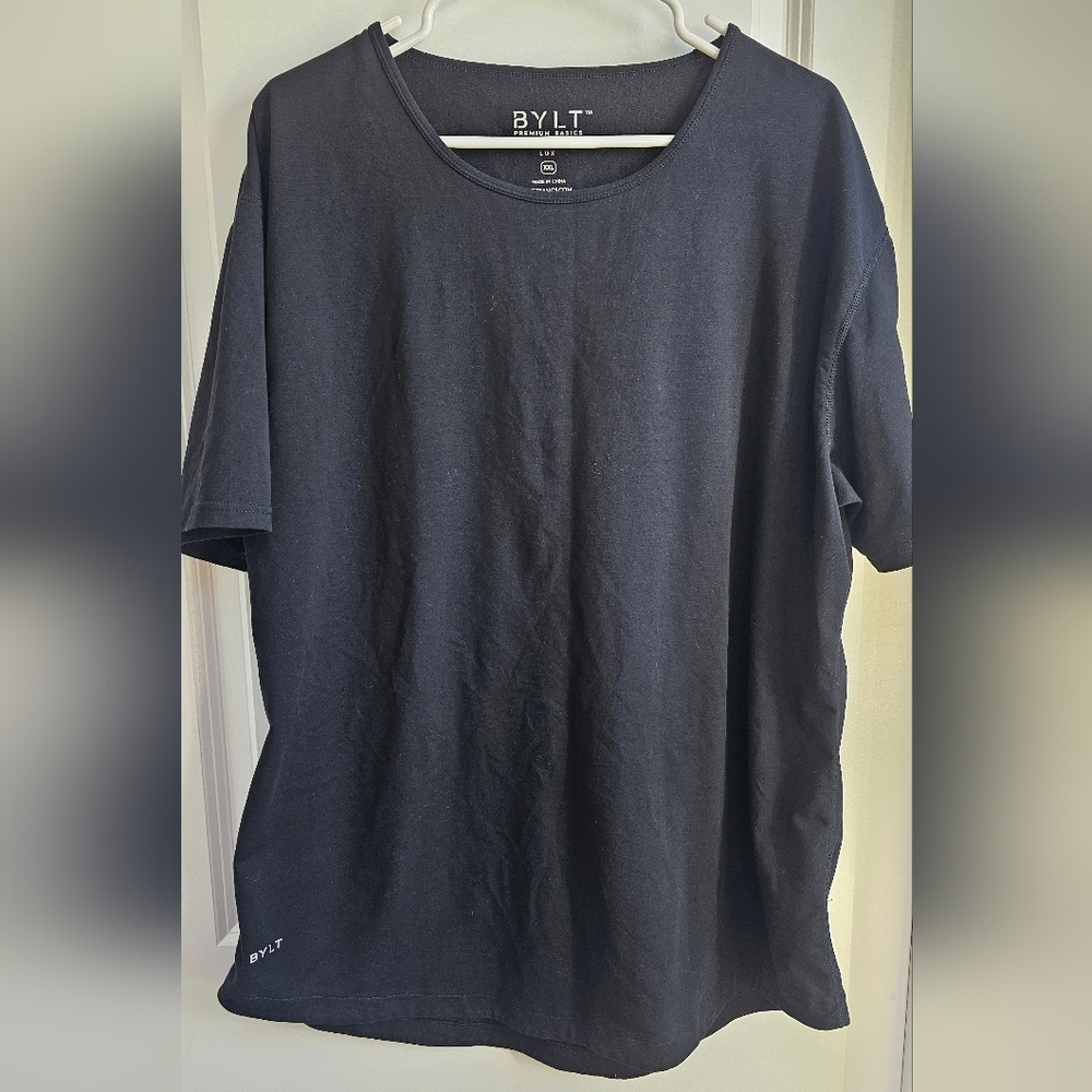 BYLT Basics Black Short Sleeve Tee